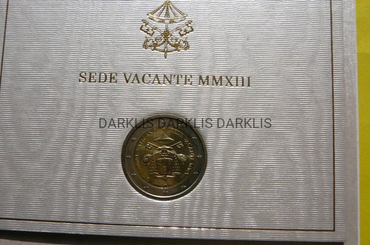 2 EURO WATYKAN 2013 SEDE VACANTE MENNICZA