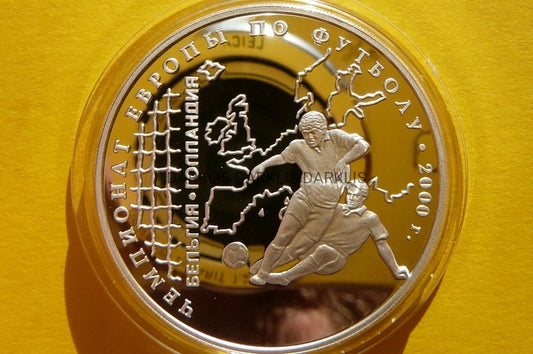 3 RUBLE ROSJA 2000 EURO UEFA PIŁKA NOŻNA- 3TYS SZT