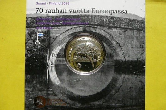 10 EURO FINLANDIA 2015 70 LAT POKOJU EUROPY PROOF