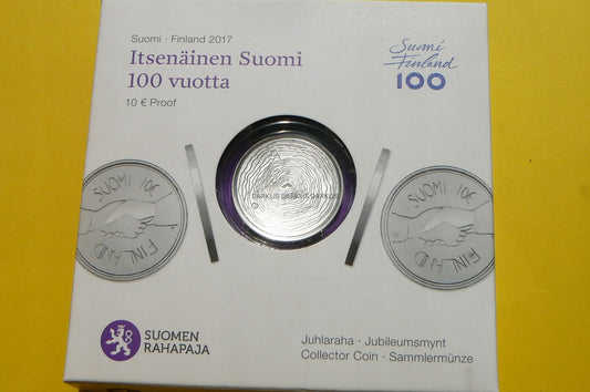 10 EURO FINLANDIA 2017 100 LAT NIEPODLEGŁOŚĆ PROOF