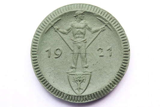 MARKA WALDENBURG WAŁBRZYCH 1921 - GÓRNIK CERAMIKA