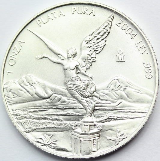 ONZA PLATA PURA MEKSYK 2004 LIBERTAD BOGINI Ag Oz