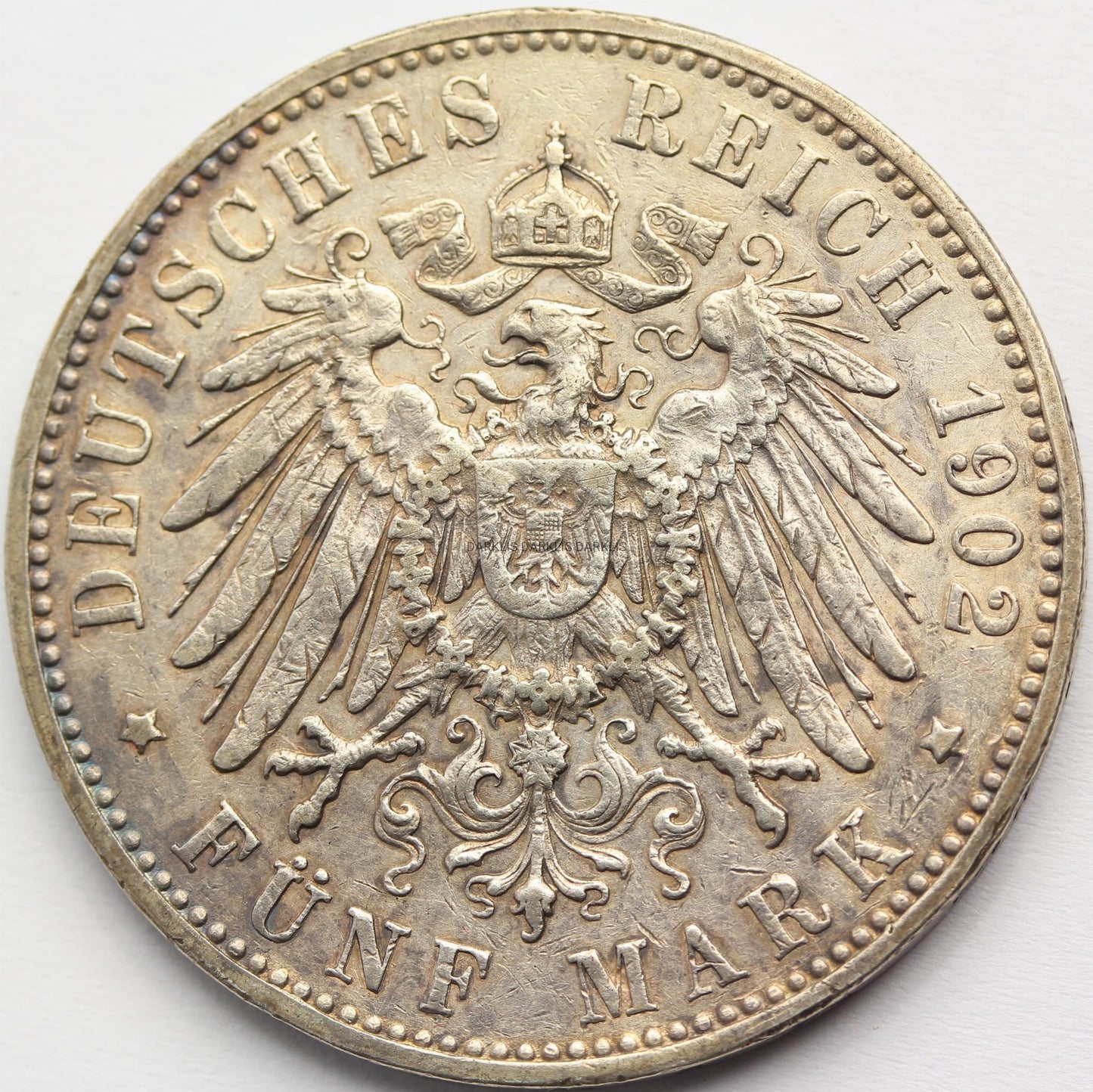 5 MAREK KAISERREICH WIRTEMBERGIA 1902 WILHELM N.1