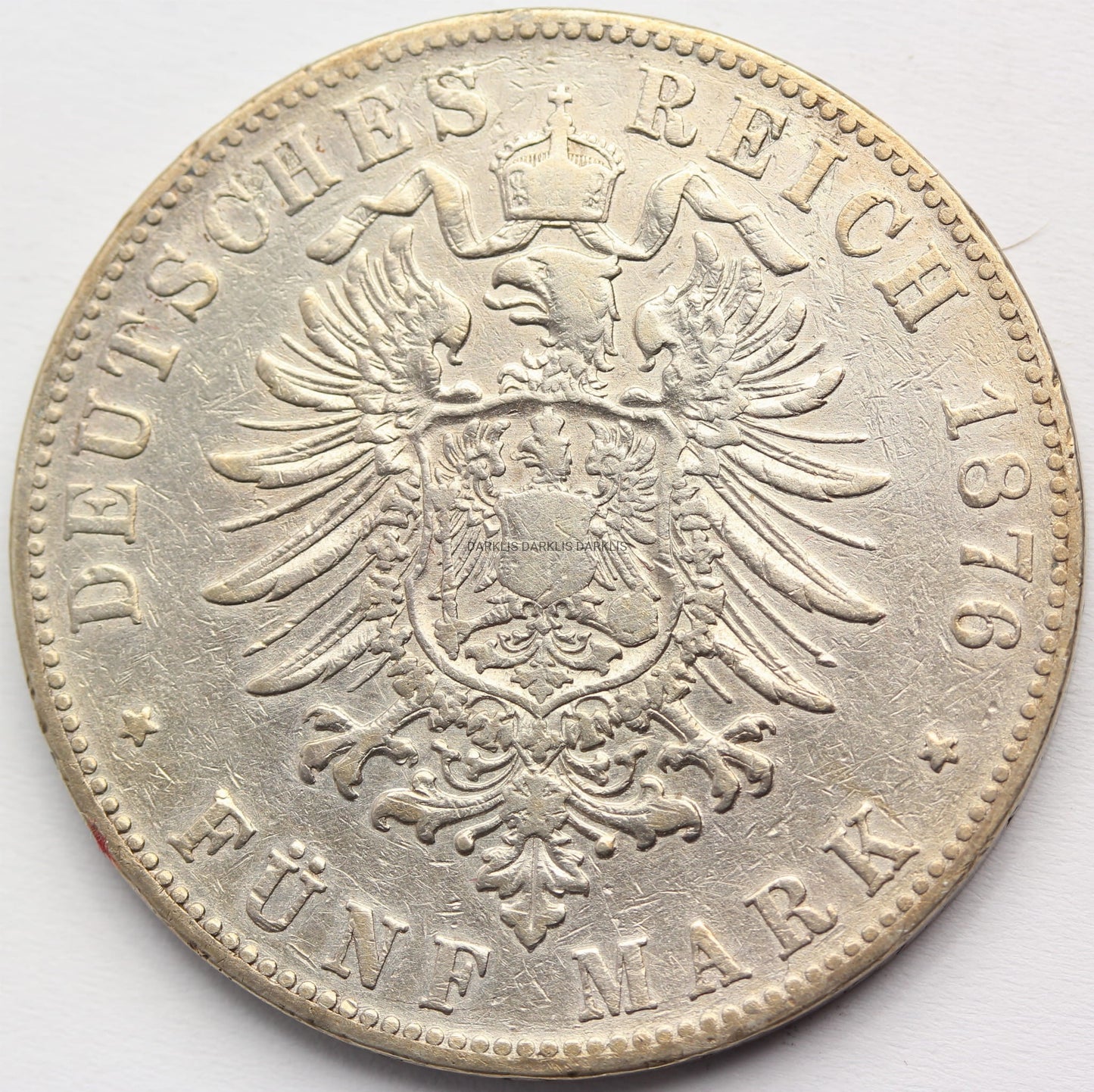 5 MAREK KAISERREICH BADENIA 1876 ORYGINAŁ RZADSZA Nr9