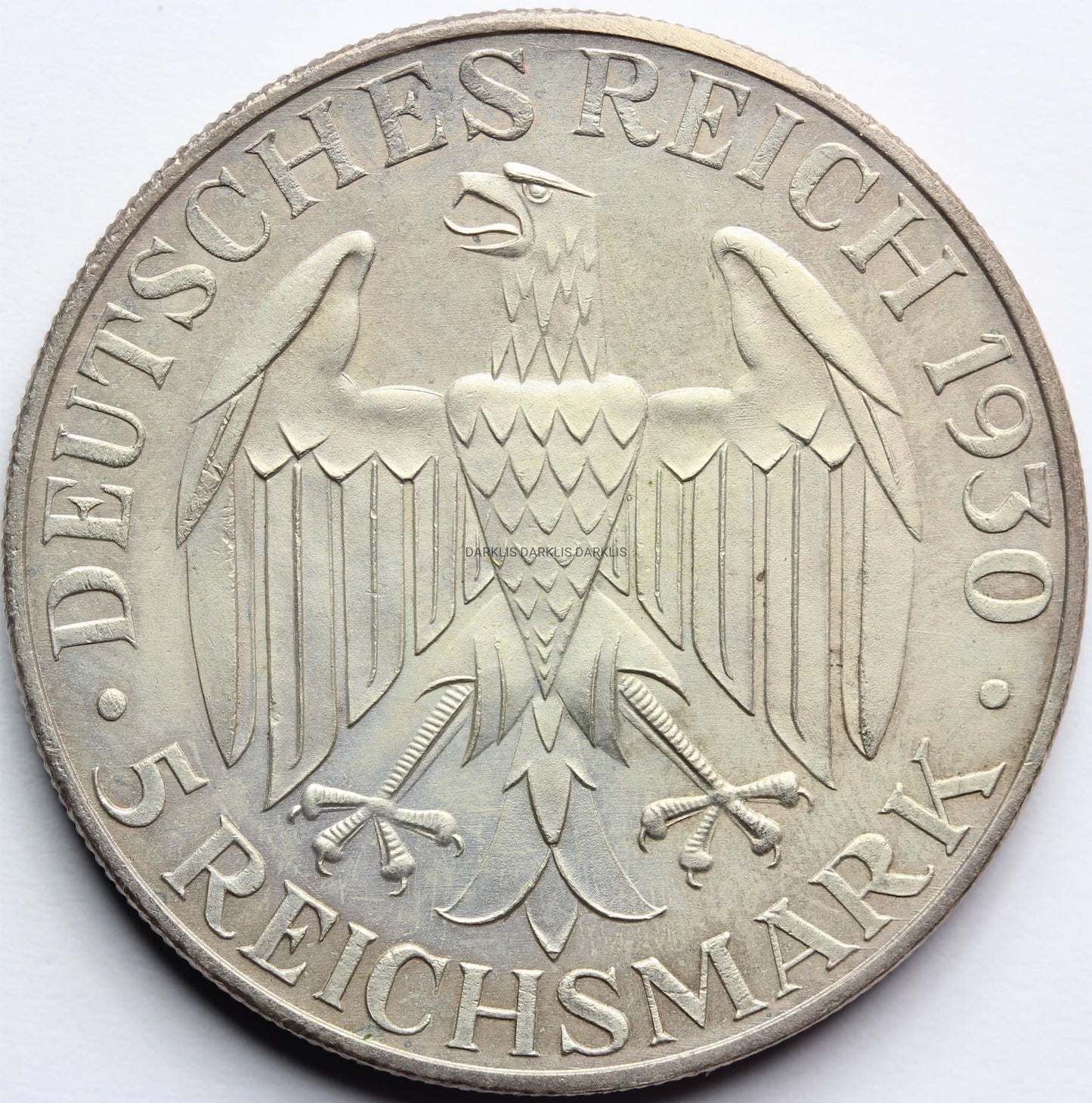 5 REICHSMAREK NIEMCY 1930 A STEROWIEC ZEPPELIN Nr.1