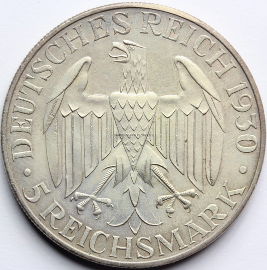 5 REICHSMAREK NIEMCY 1930 A STEROWIEC ZEPPELIN Nr.1