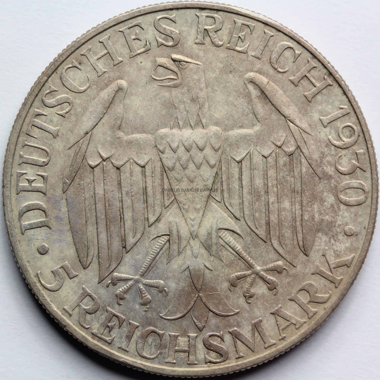 5 REICHSMAREK NIEMCY 1930 D STEROWIEC ZEPPELIN Nr.2