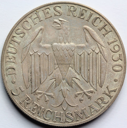 5 REICHSMAREK NIEMCY 1930 F STEROWIEC ZEPPELIN Nr.4