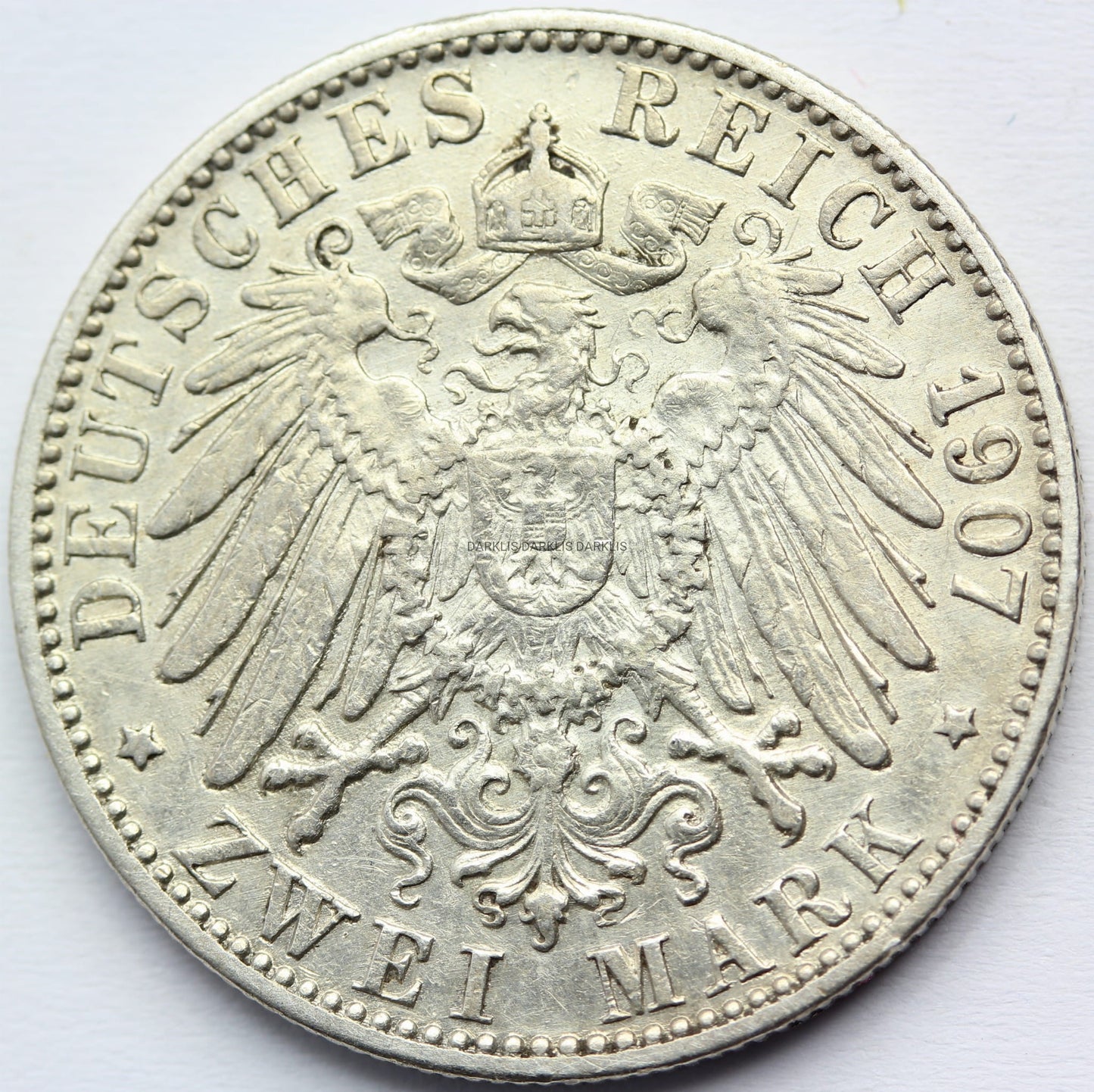 2 MARKI BADENIA KAISERREICH 1907 FRYDERYK I Nr.7