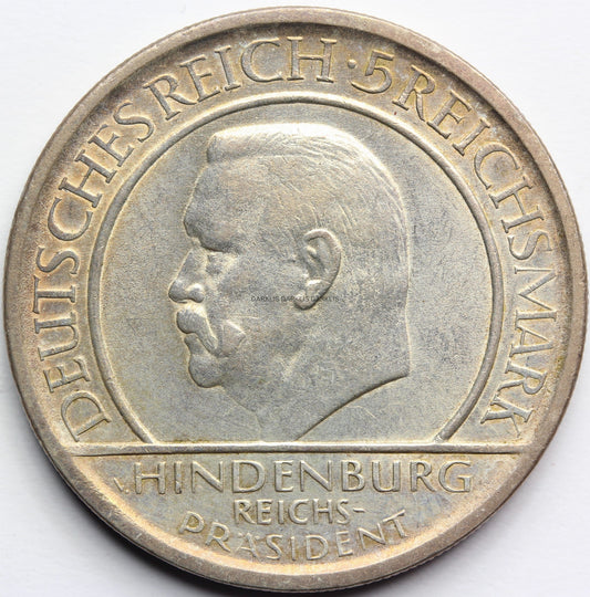 5 MAREK WEIMAR 1929 A HINDENBURG KONSTYTUCJA Nr.1