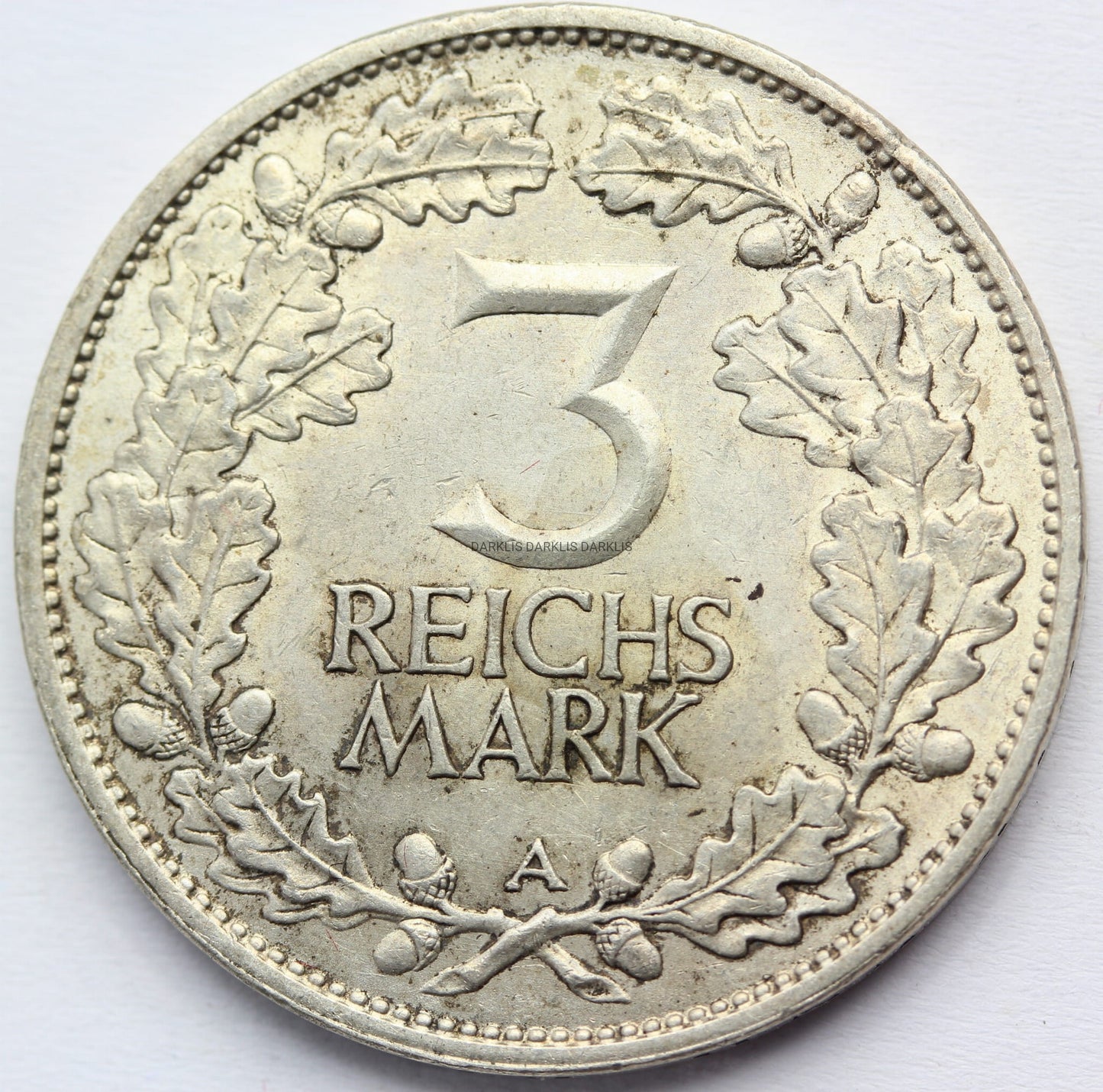 3 REICHSMARK WEIMAR 1925 -A- 1000 LAT NADRENII Nr.19