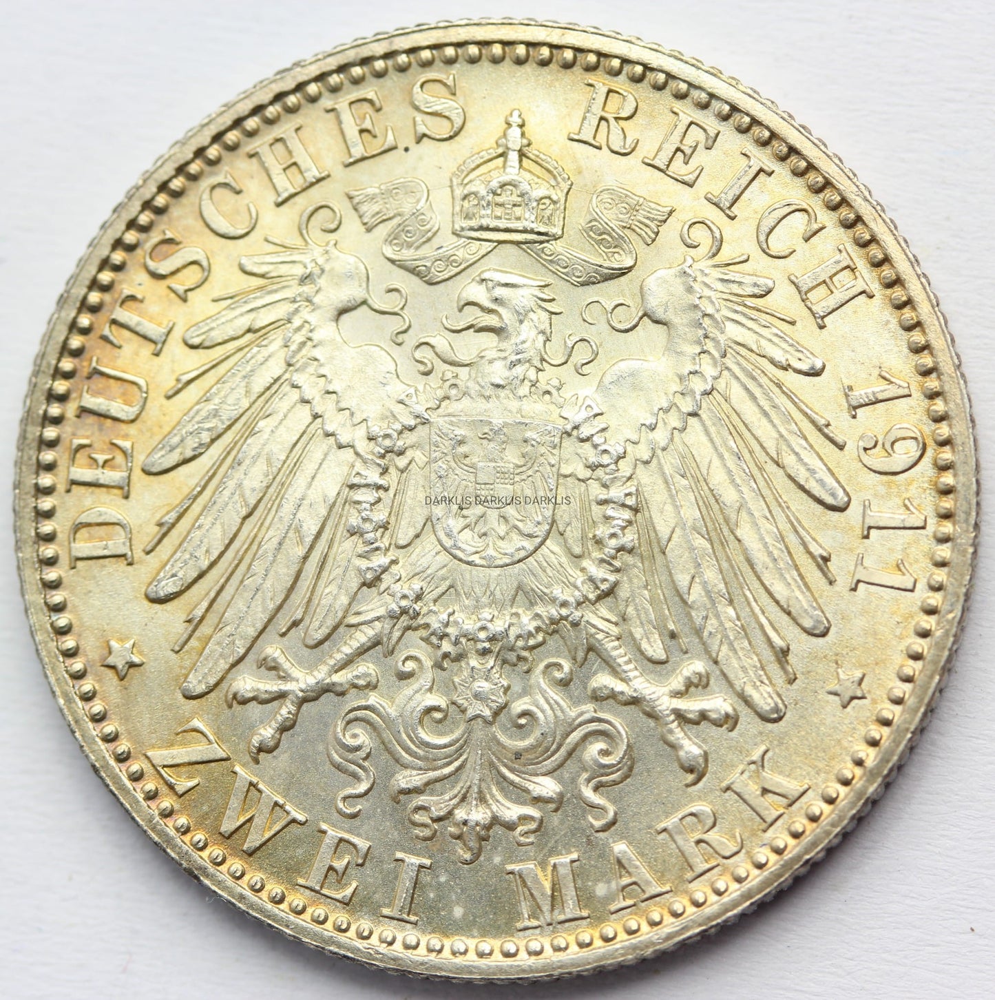 2 MARKI BAWARIA 1911 LUITPOLD 90 URODZINY Nr.12