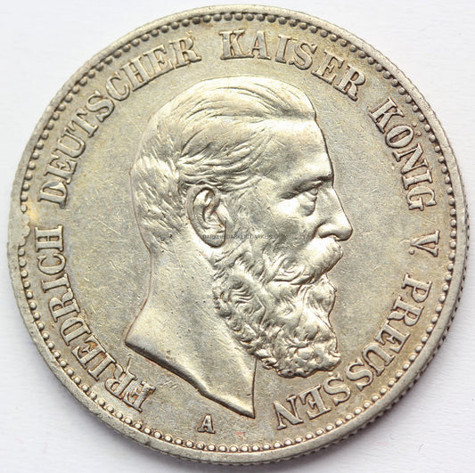 2 MARKI KAISERREICH PRUSY 1888 FRYDERYK STAN 2 Nr.16