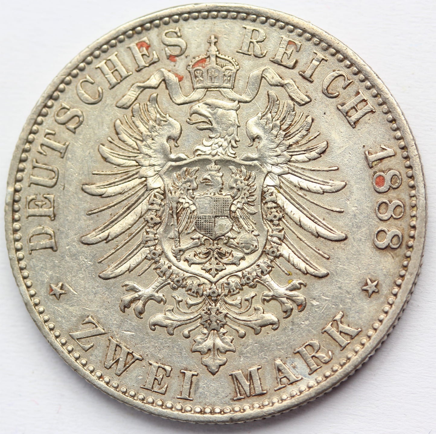 2 MARKI KAISERREICH PRUSY 1888 FRYDERYK STAN 2 Nr.16