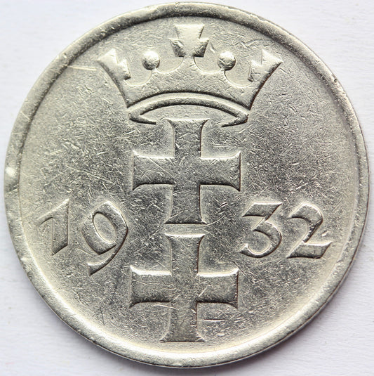 GULDENA WOLNE MIASTO GDAŃSK 1932 ORYGINALNA Nr.22