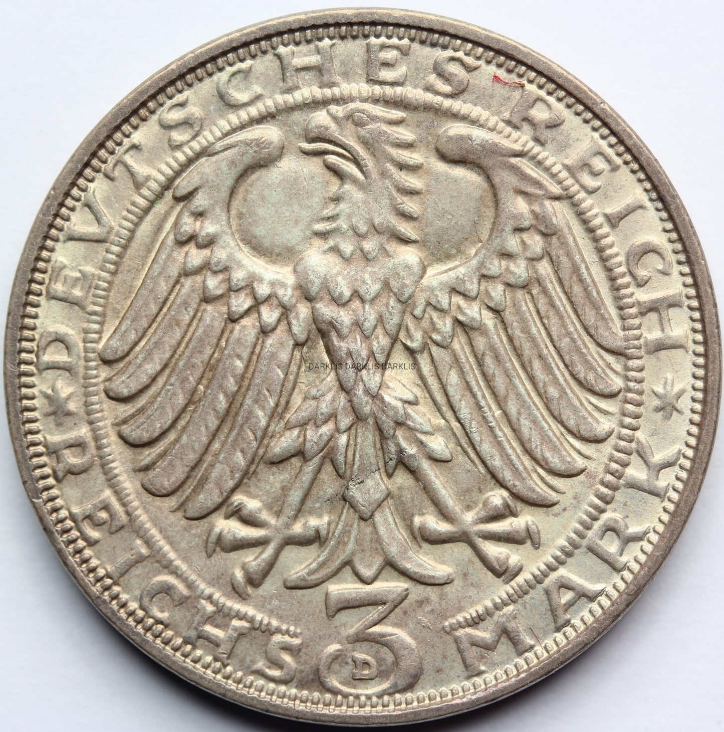 3 REICHSMARK WEIMAR 1928 ALBRECHT DURER RZADKA Nr.4