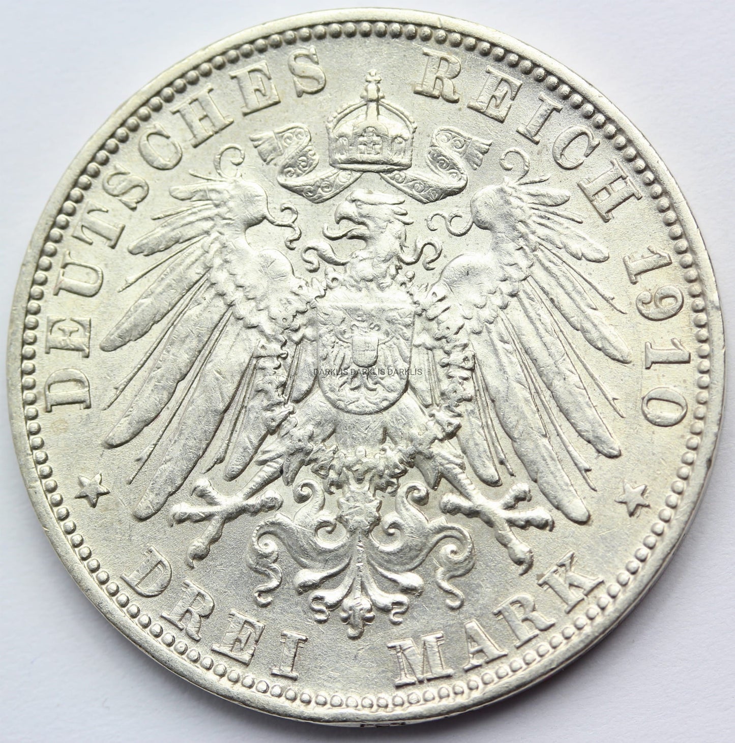 3 MARKI KAISERREICH BAWARIA 1910 OTTO STAN!! Nr.20