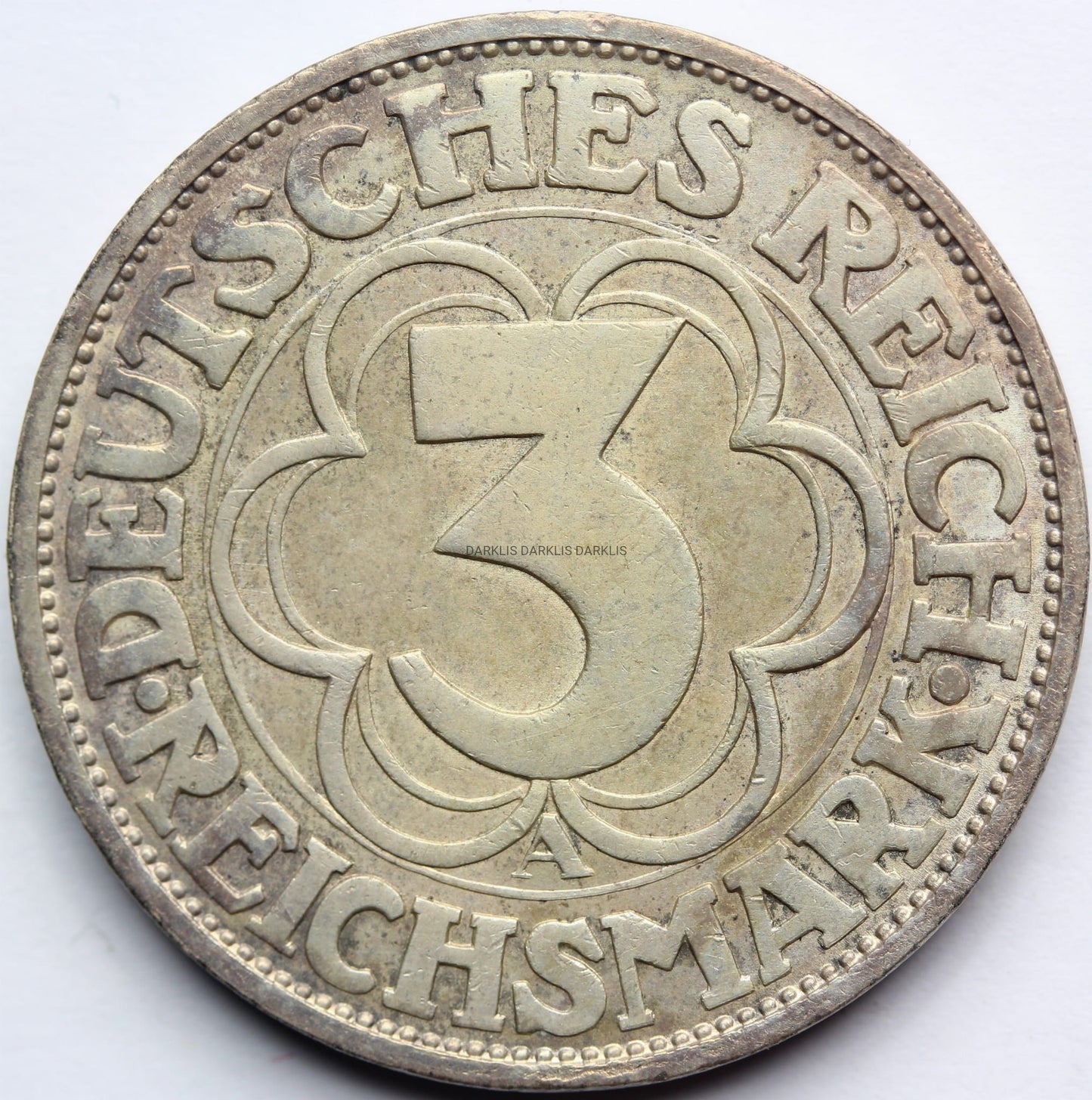 3 REICHSMARK WEIMAR 1927 1000 LAT NORDHAUSEN RZADKA Nr5