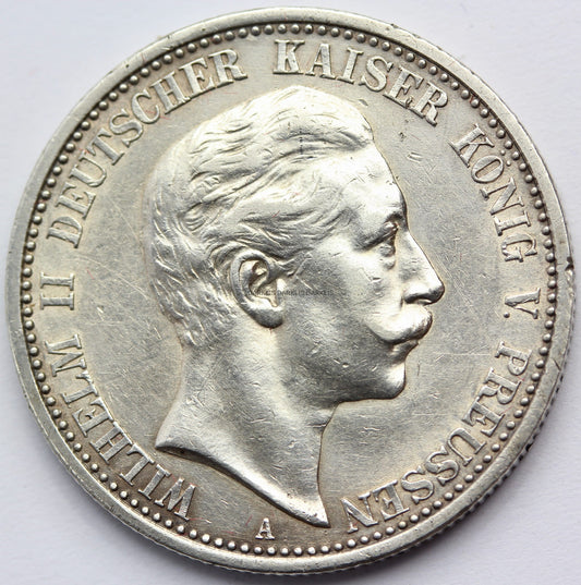 2 MARKI KAISERREICH PRUSY 1902 WILHELM II STAN !! Nr.3
