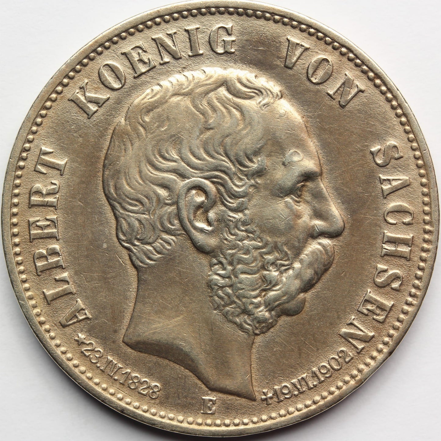 5 MAREK KAISERREICH SAKSONIA 1902 E ALBERT WETTYN Nr.12
