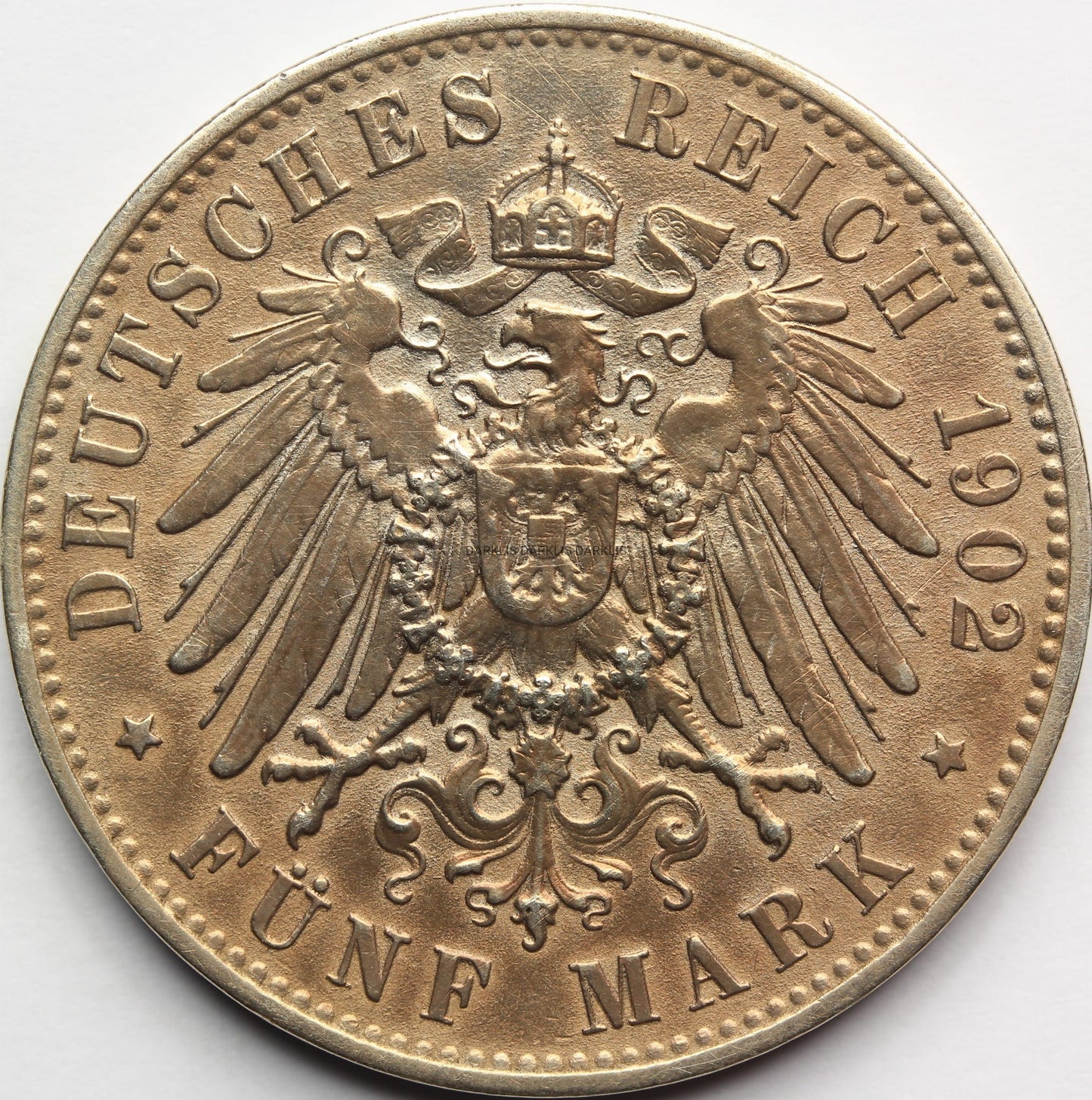 5 MAREK KAISERREICH SAKSONIA 1902 E ALBERT WETTYN Nr.12