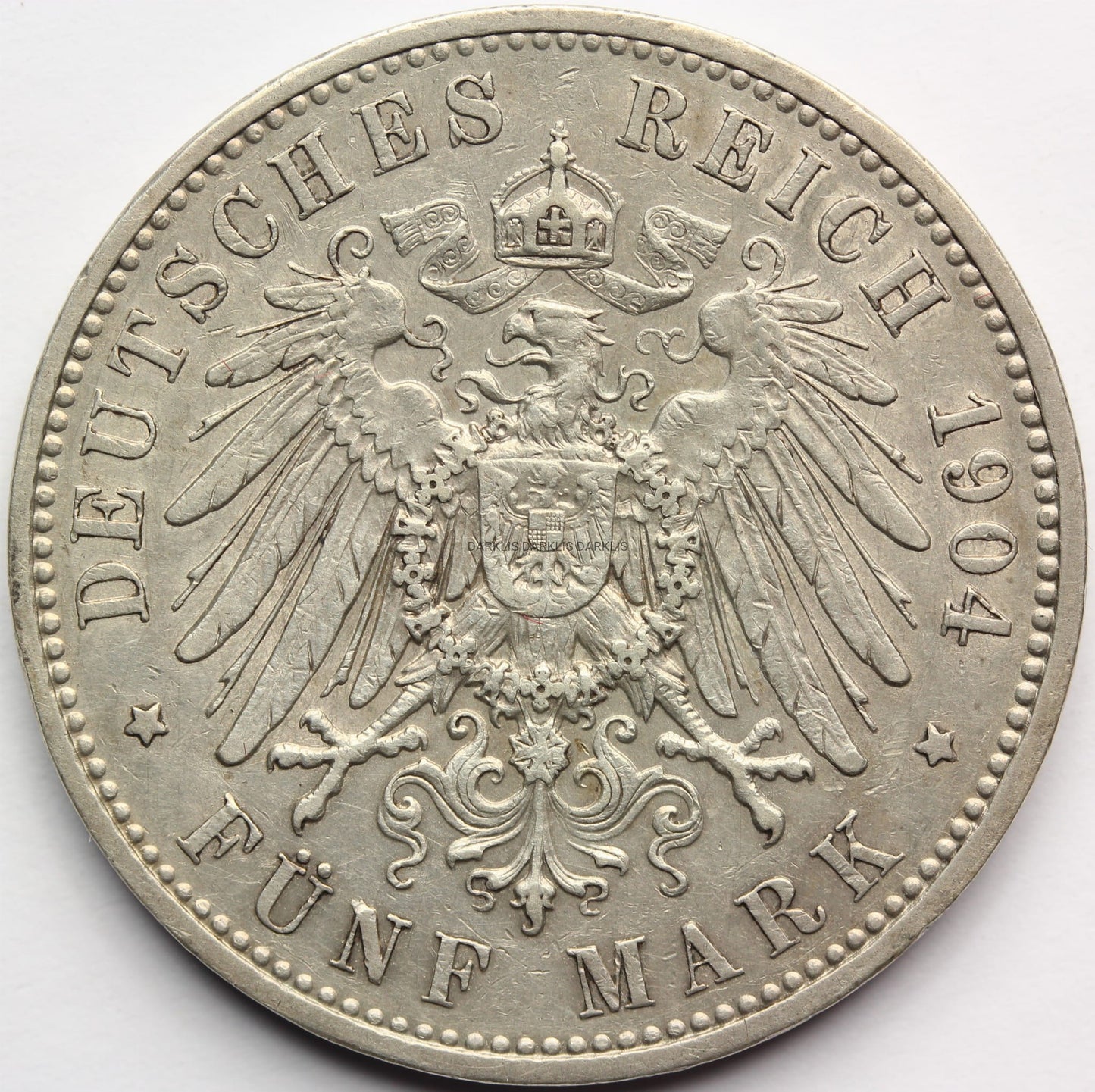 5 MAREK KAISERREICH SAKSONIA 1904 POŚMIERTNA RZADKA Nr.14