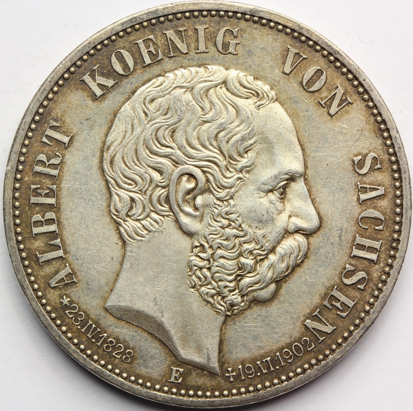 5 MAREK KAISERREICH SAKSONIA 1902 E ALBERT WETTYN Nr.13