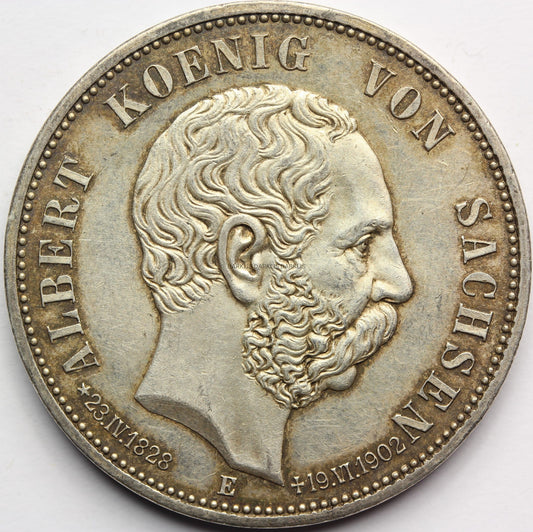 5 MAREK KAISERREICH SAKSONIA 1902 E ALBERT WETTYN Nr.13