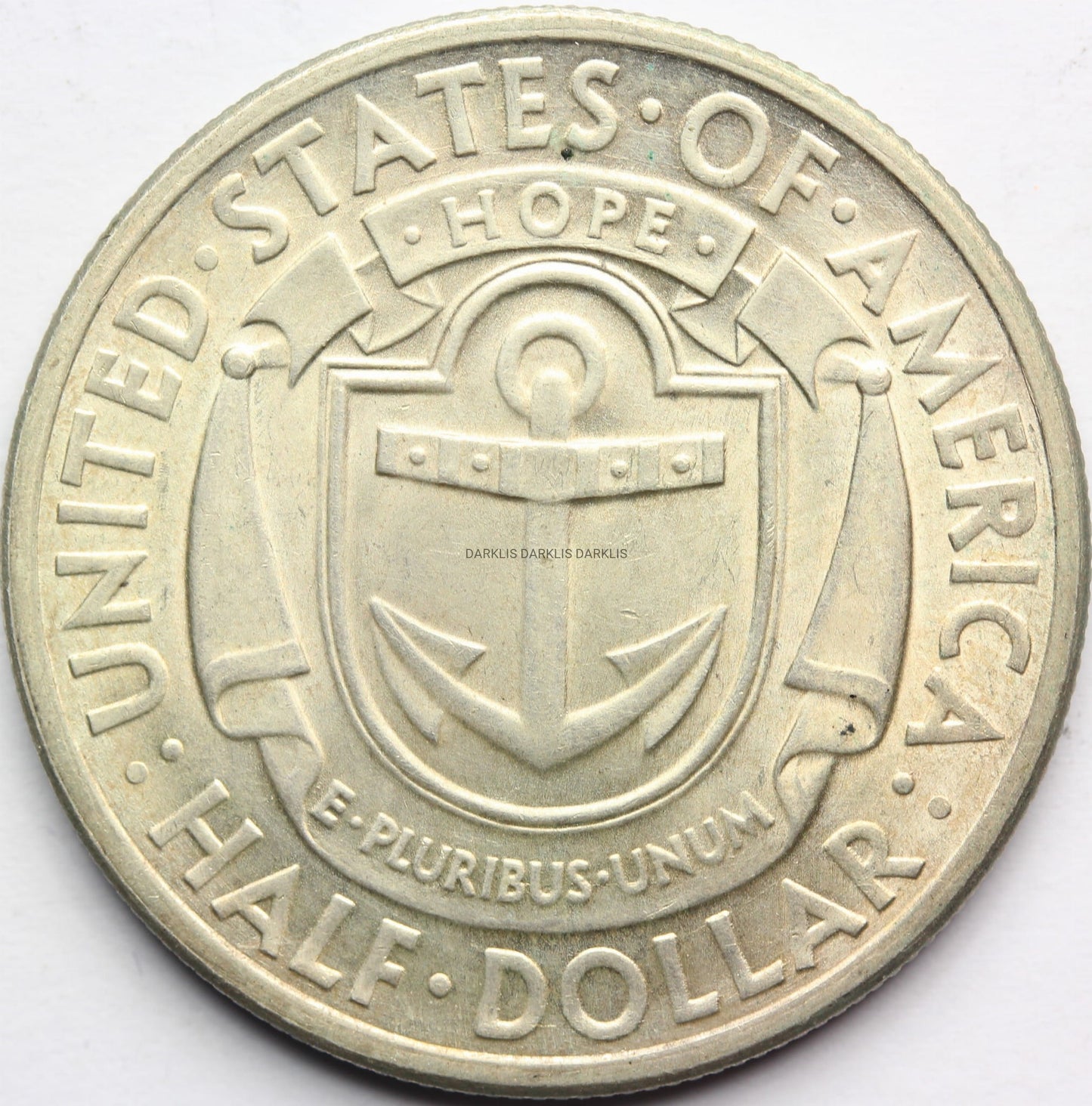 1/2$ USA 1936 D 300 ROCZNICA RHODE ISLAND RZADKA STAN 1