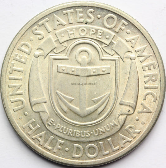1/2$ USA 1936 D 300 ROCZNICA RHODE ISLAND RZADKA STAN 1