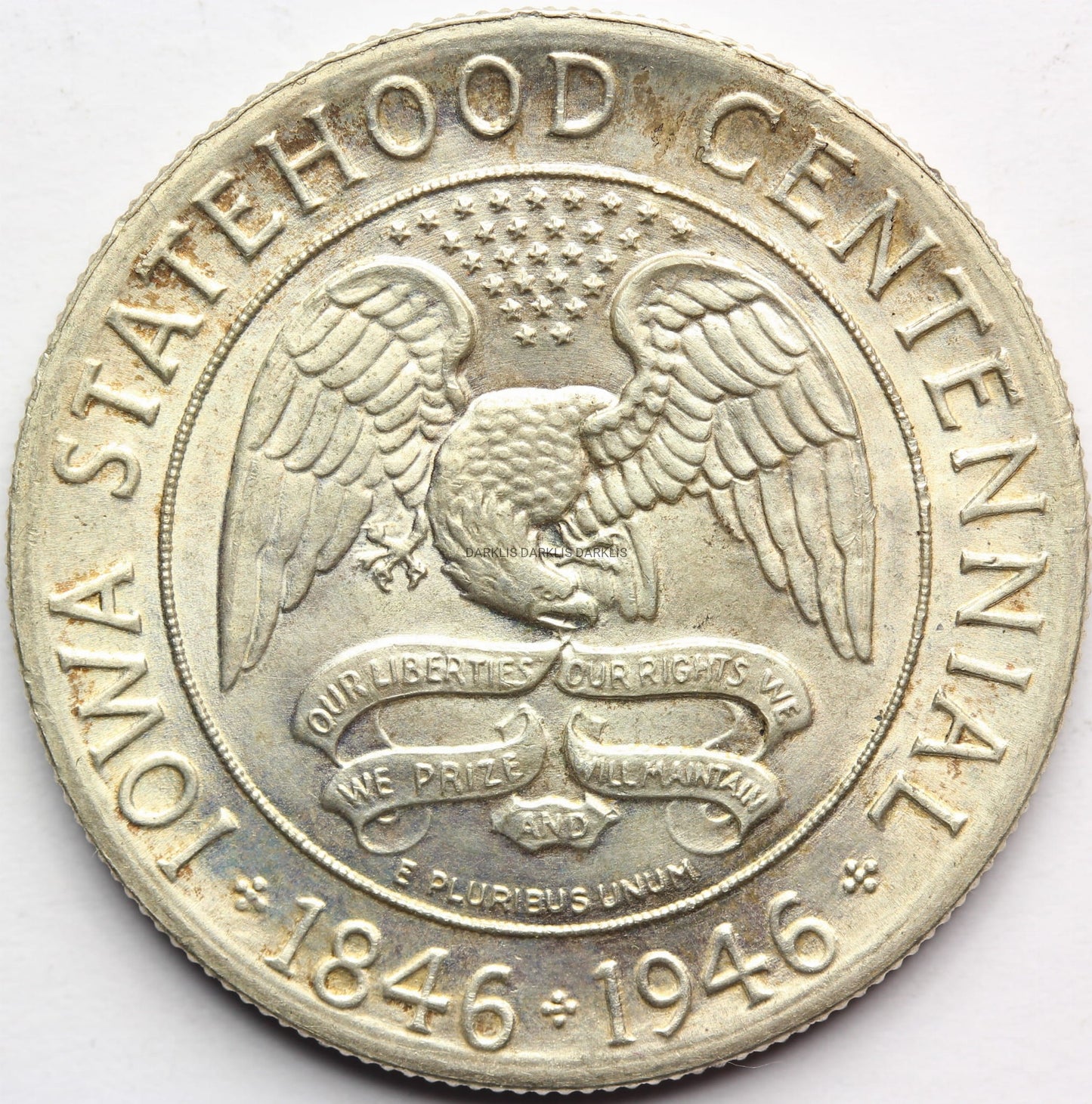1/2$ USA 1946 - 100 LECIE STANU IOWA RZADKA STAN 1