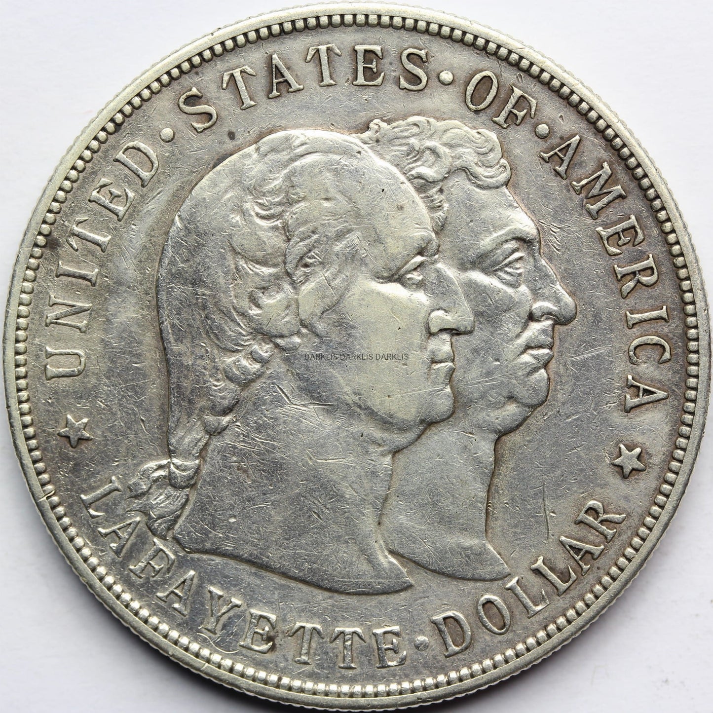 1$ USA 1900 AKT POMNIK LAFAYETTE BARDZO RZADKA