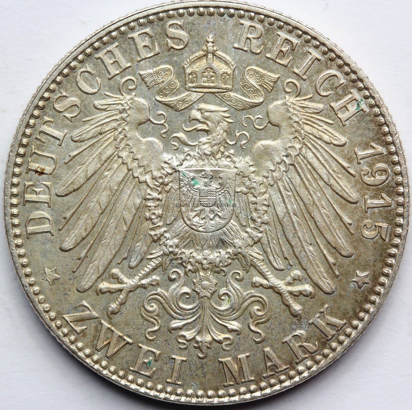 2 MARKI KAISERREICH SAKSONIA-MEININGEN 1915 POŚMIERTNA