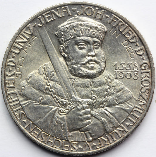 2 MARKI SAKSONIA EISENACH 1908 UNIWERSYTET JENA Nr.7