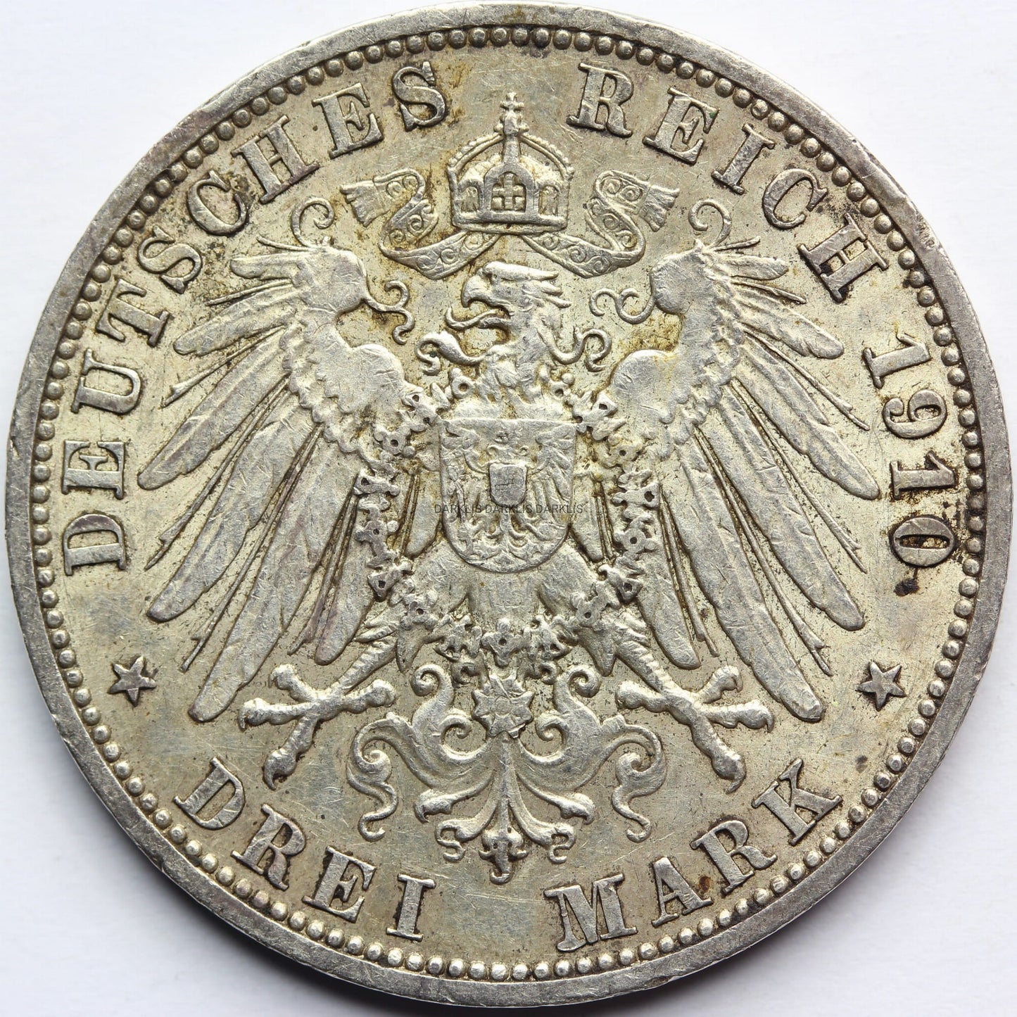3 MARKI KAISERREICH HESJA 1910 A ERNEST LUDWIK Nr.5