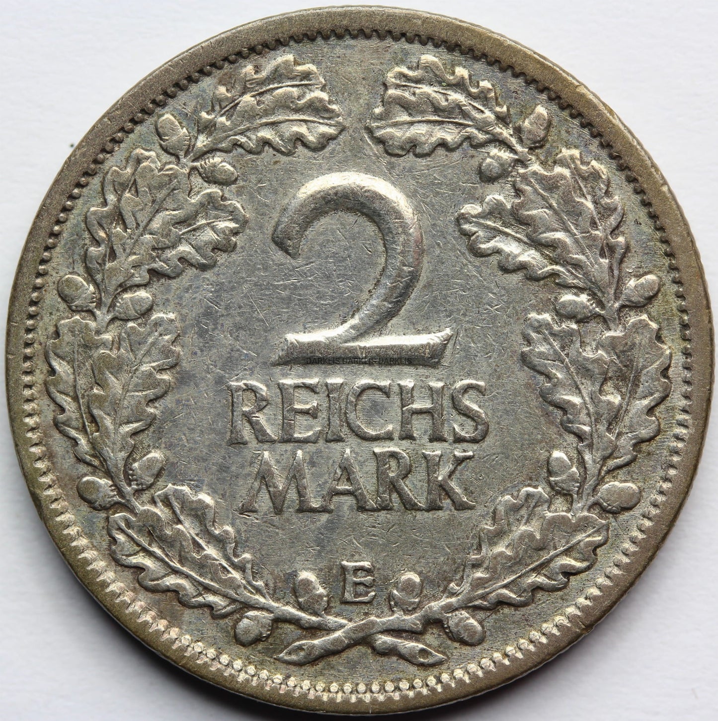 2 REICHSMARK WEIMAR 1926 E MULDENHUTTEN OBIEGOWA Nr.7