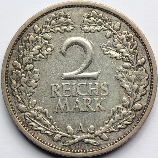 2 REICHSMARK WEIMAR 1926 A BERLIN OBIEGOWA Nr.1