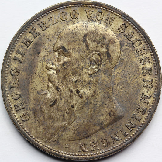 3 MARKI KAISERREICH SAKSONIA-MEININGEN 1913 RZADKA Nr.5
