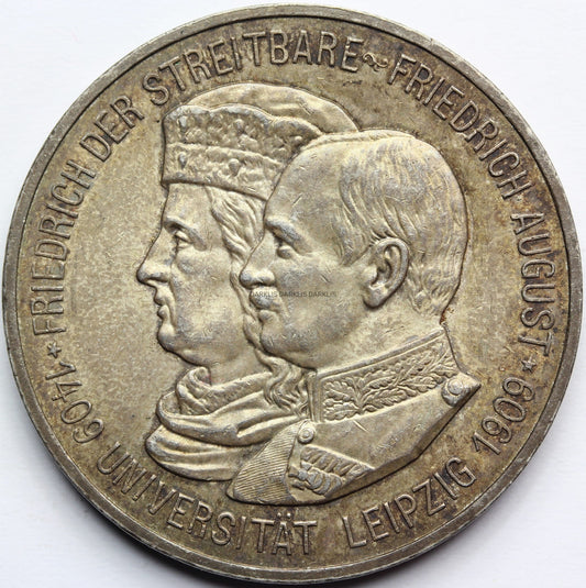 5 MAREK KAISERREICH SAKSONIA 1909 UNIWERSYTET LIPSK Nr.2