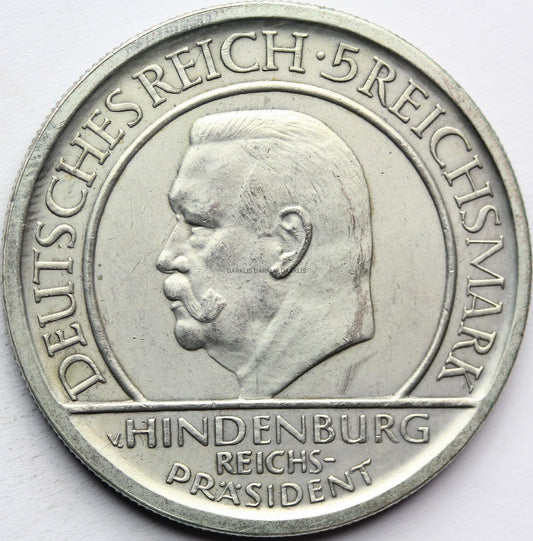 5 MAREK WEIMAR 1929 E HINDENBURG KONSTYTUCJA Nr.8