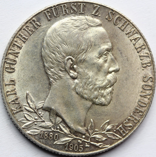 2 MARKI SCHWARZBURG SONDERHAUSEN 1905 RZADKA Nr.2