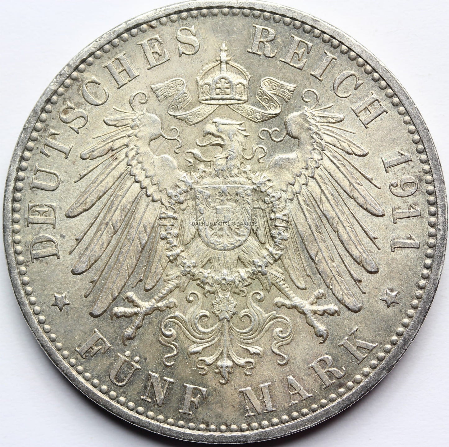 5 MAREK KAISERREICH BAWARIA 1911 - REGENT LUITPOLD Nr.3