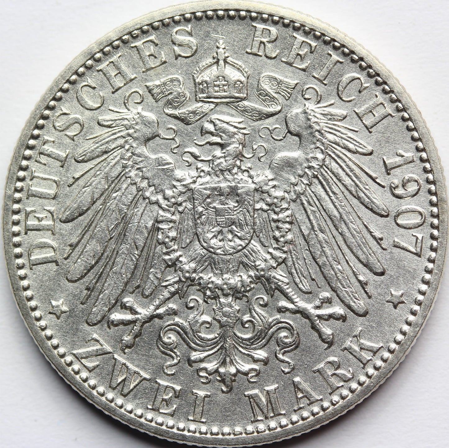 2 MARKI BADENIA KAISERREICH 1907 ŚMIERĆ FRYDERYK I NR.5