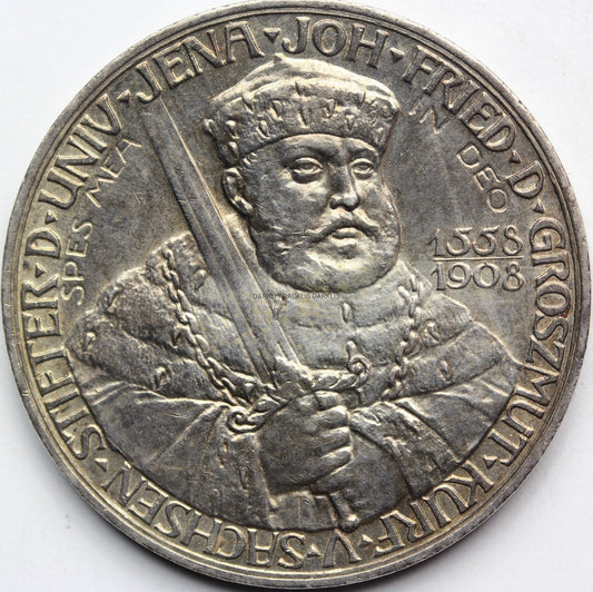 5 MAREK KAISERREICH SAKSONIA 1908 UNIWERSYTET JENA Nr.2