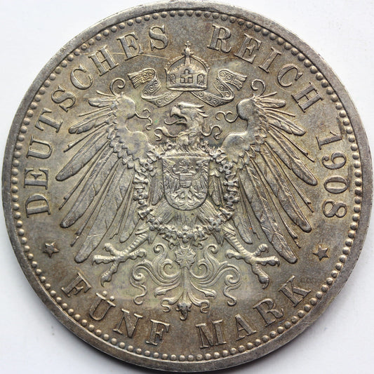 5 MAREK KAISERREICH SAKSONIA 1908 UNIWERSYTET JENA Nr.2