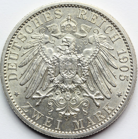 2 MARKI SCHWARZBURG SONDERHAUSEN 1905 RZADKA Nr.1
