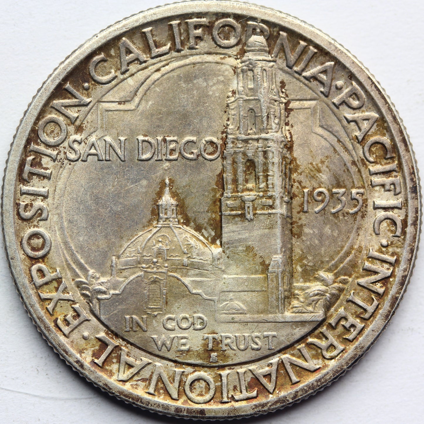 HALF DOLAR USA 1936 CALIFORNIA PACIFIC SAN DIEGO Nr.3