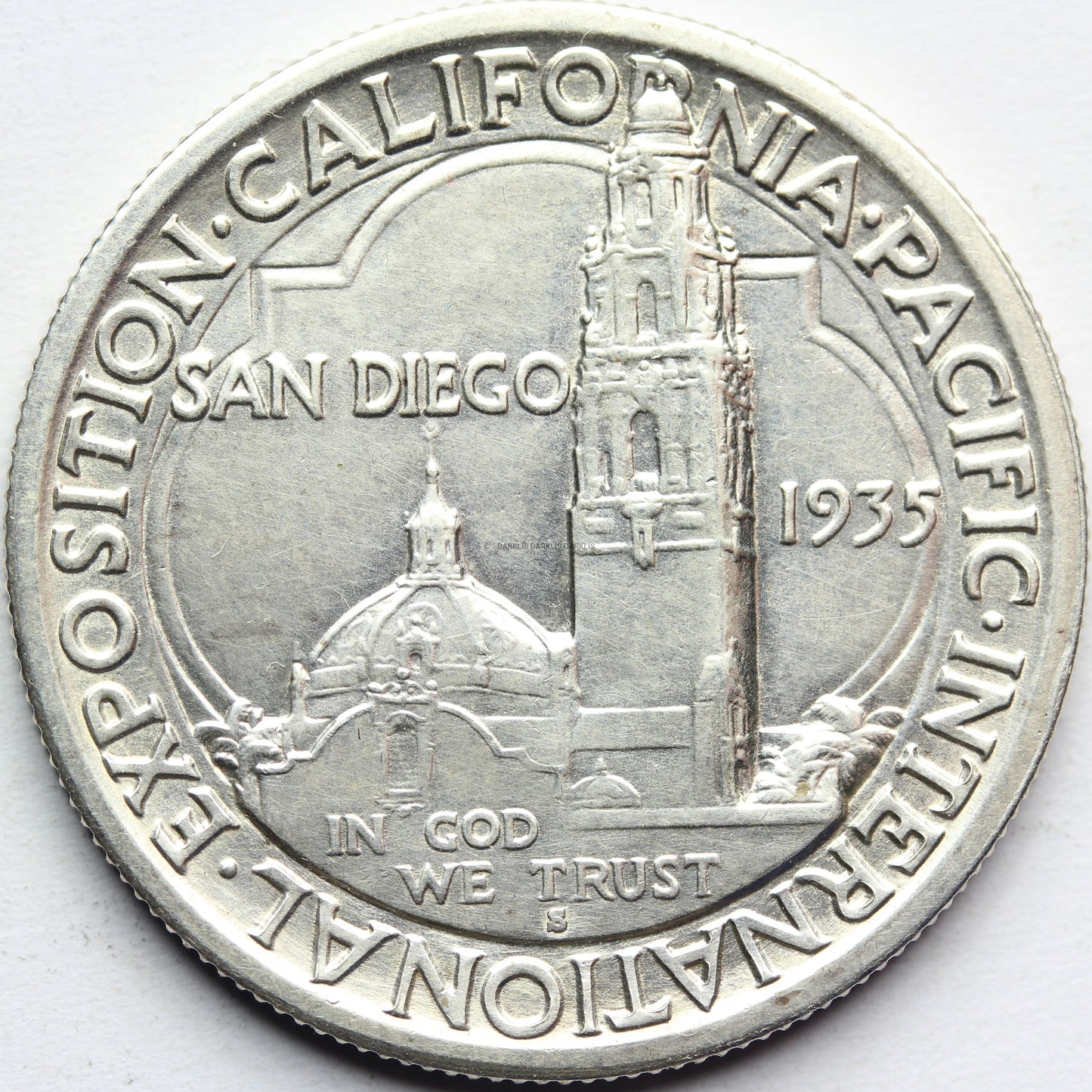 HALF DOLAR USA 1936 CALIFORNIA PACIFIC SAN DIEGO Nr.4