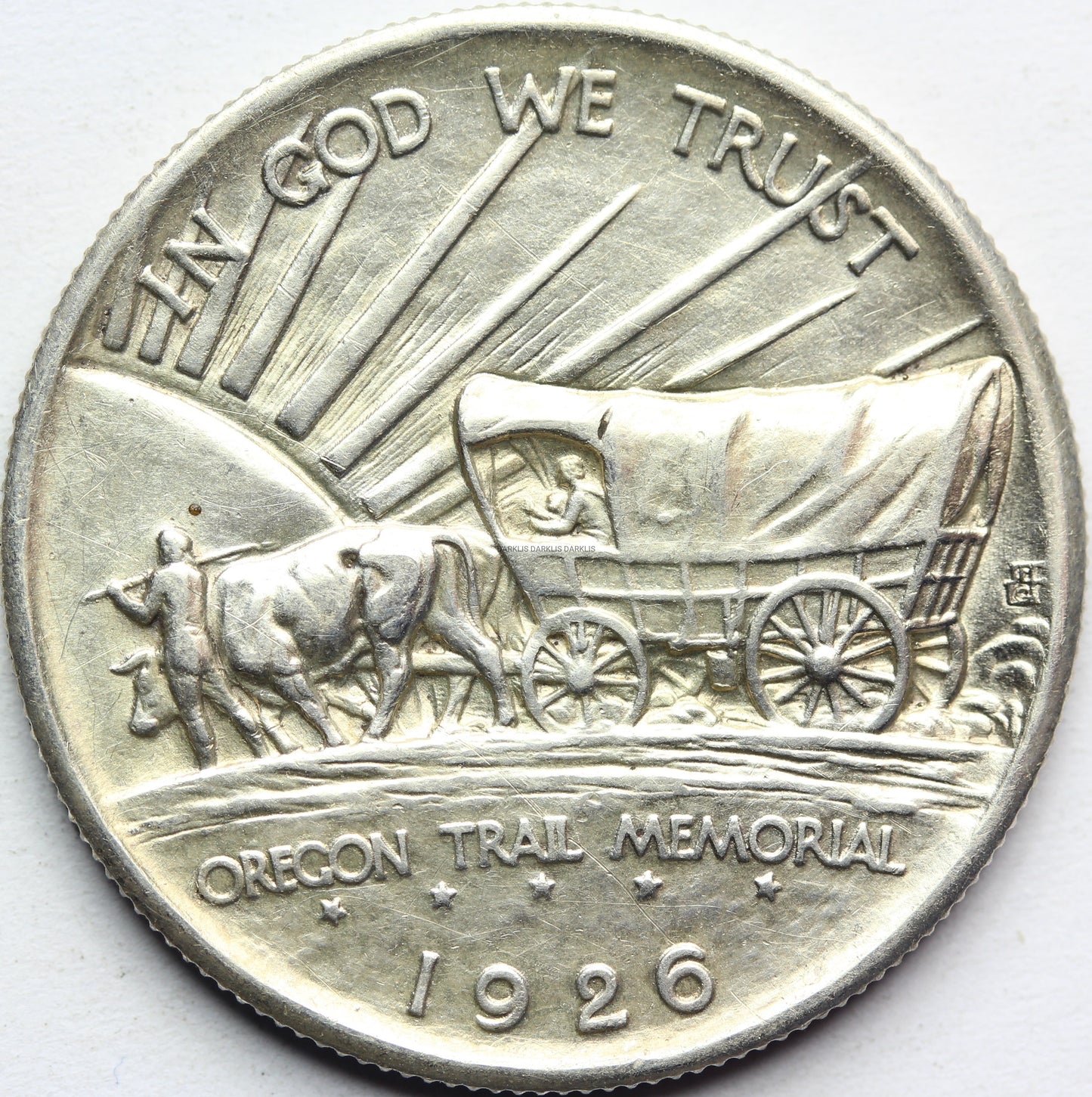 1/2$ USA 1926 SZLAK OREGOŃSKI BARDZO RZADKA STAN Nr.2