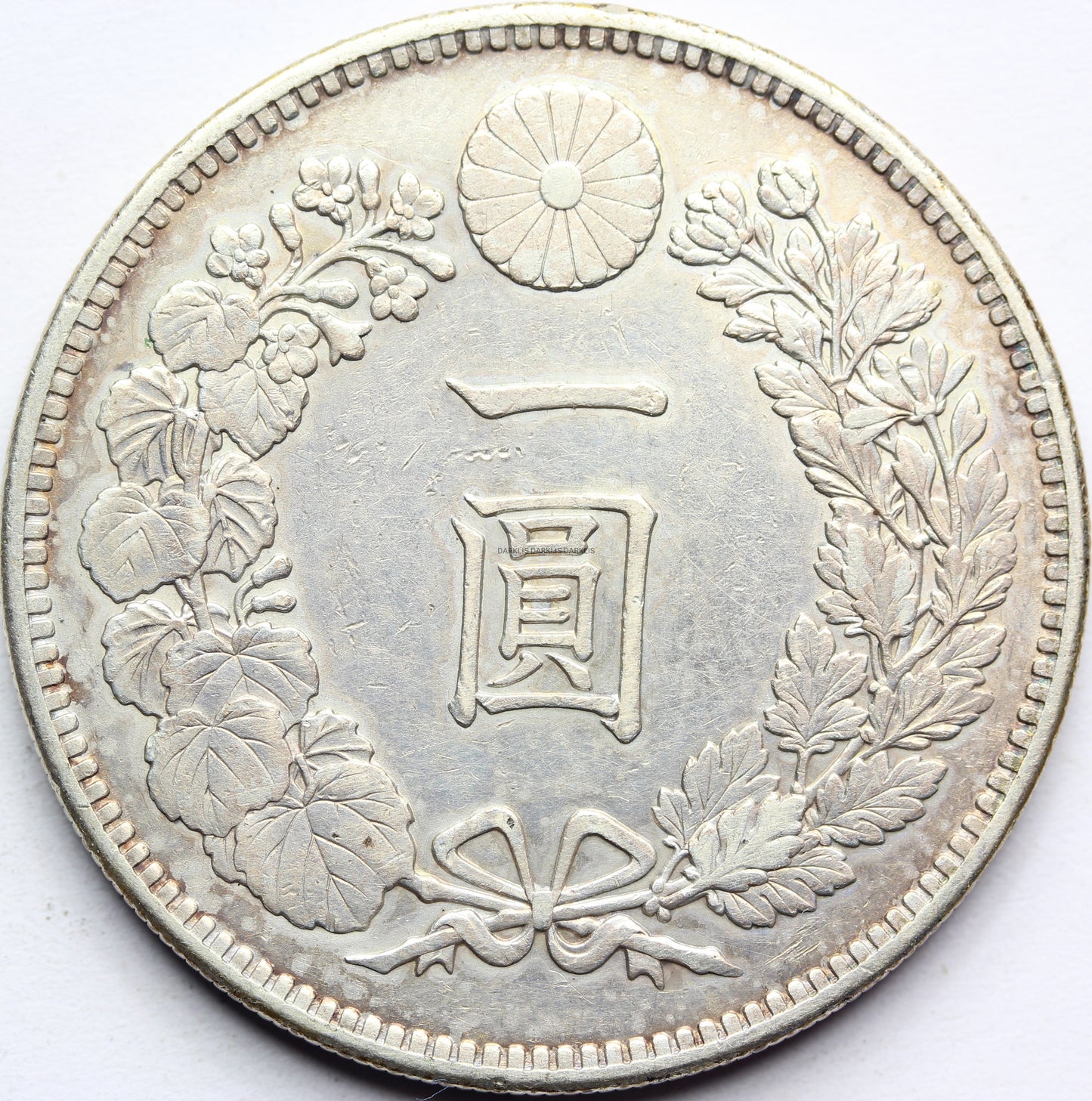 YEN JAPONIA 1904 SMOK MUTSUHITO SUPER STAN RZADKA